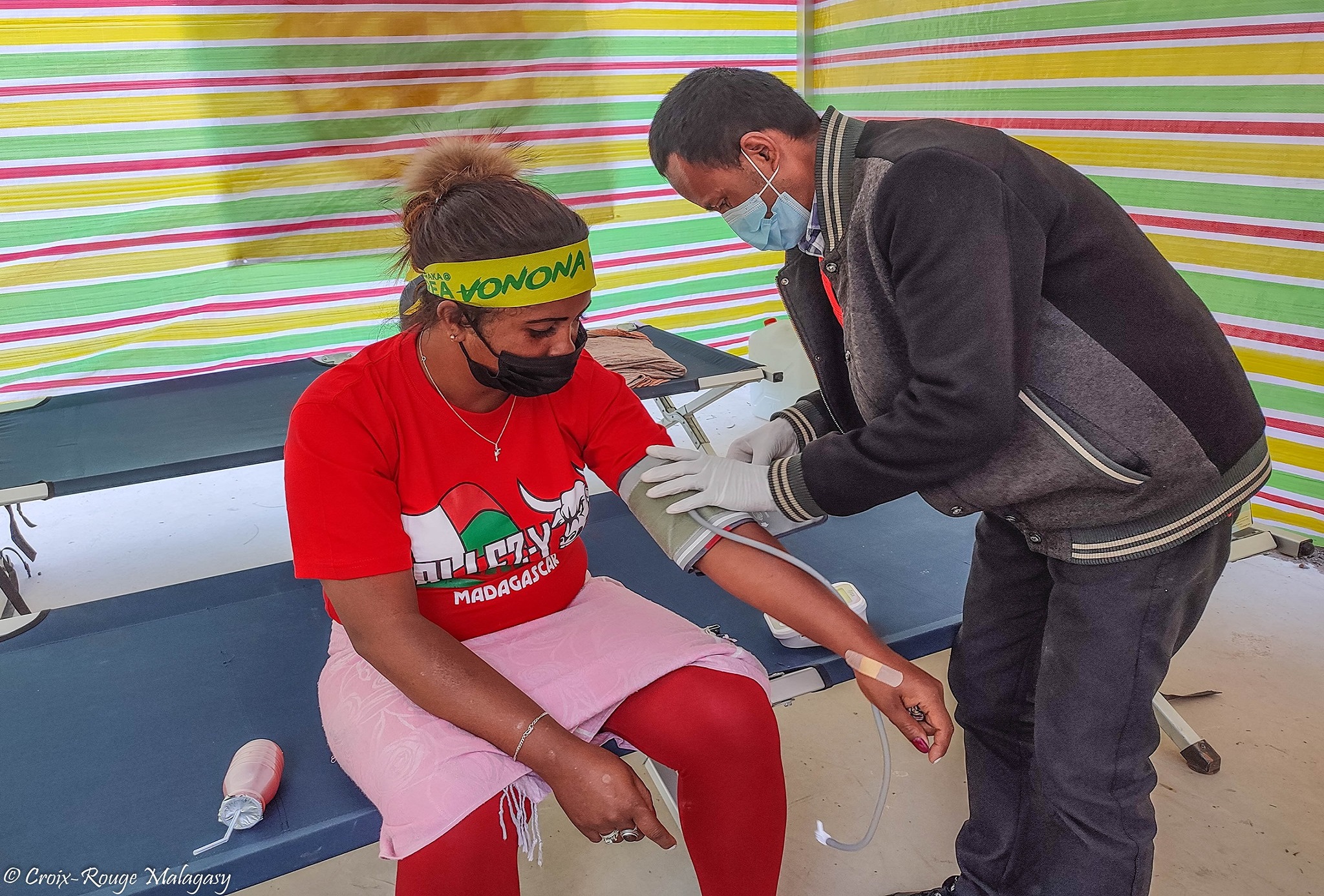 couverture sanitaire au Stade de Barea
